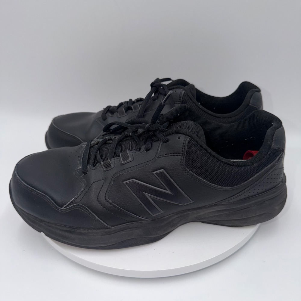 New Balance 411 ComfortRide Mens 13 4E Extra Wide Black Walking Shoes MA411LK1